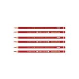 Faber Castell Kırmızı Kopya Kurşun Kalem, 6 Adet Set