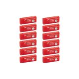Faber Castell Kırmızı Slgi Orta Boy 12 Adet Faber Silgi Dust Kırmızı Orta Boy Kırmızı Okul Silgisi