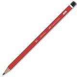 Faber Castell Köşeli Mercanlı Kurşun Kalem 160000-01 Kırmızı