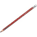 Faber-Castell Kurşun Kalem Başlık Yıldız Silgili Kırmızı 12'li Kurşun Kalem