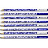 Faber-Castell Kurşun Kalem - Floral - 8'li