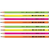 Faber-Castell Kurşun Kalem - Neon - 8'li