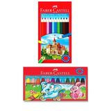 Faber Castell Kuru Boya 12 Li Tam Boy - Pastel Boya 12 Li - 2 Li Set