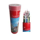 Faber Castell Kuru Boya 36 Renk Teneke Tüp Kuruboya