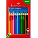 Faber Castell Kuru Boya Kalemi Jumbo (12 Renk)