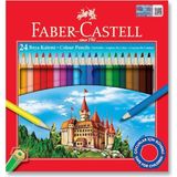 Faber-Castell Kuru Boya Kalemi Redline Karton Kapak Kutu 24LÜ 5171116324000 - 24 Adet