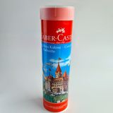 Faber-Castell Kuru Boya Metal Tüpte 24 Renk Pratik Kapaklı Kalemtraş