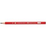 Faber-Castell L Jumbo Okul Kurşun Kalemi 2.5b - 6 Adet - Kırmızı