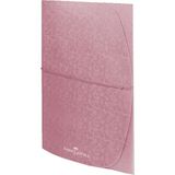 Faber-Castell Lastikli Çıtçıtlı Dosya Metalik Pembe 2'li Desenli Kullanım İçin Uygun