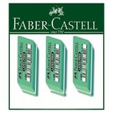 Faber Castell Latex-Free 3 Adet Yeşil Silgi