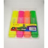 Faber-Castell Lınea 4'lü Fosforlu Kalem - Çok Renkli - 1