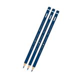 Faber Castell Mavi Kalem Kopya 3 Adet Faber Mavi Kurşun Kalem Başlık Kalemi 3 Adet 3021661004166