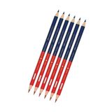 Faber Castell Mavi Kırmızı Çift Taraflı Kalem Kopya 6 Adet Faber Mavi Kırmızı Çift Taraflı Kurşun Kalem Başlık Kal