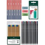 Faber-Castell Mavi Kırmızı Kurşun Kalem Set 1 Karmaofis