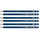 Faber-Castell Mavi Renkli Kurşun Kalem 1420 6'lı