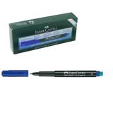 Faber-Castell Mavi S Permanent Asetat Kalemi Cd Kalemi 10 Adet Mavi