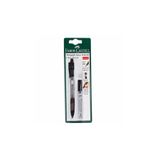 Faber-Castell Mekanik Sınav Kalemi 2.0 mm, 5 Adet Uç, Siyah