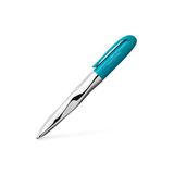 Faber-Castell Metal Gövde Çevirmeli Mekanizma Tükenmez Kalem, Turkuaz