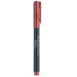 Faber-Castell Metalik Markör Kalem Kiremit Turuncu (10 Lu Paket)