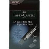 Faber Castell Min 0.7 Uç 24lü 2b Black Kalem Ucu - 4 Adet Siyah