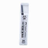 Faber Castell Min 0,7 Uç Tüp İçi 24Lü 2B White Kalem Ucu - 4 Adet