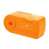 Faber Castell Mini Sleeve Neon Turuncu Kalemtıraş