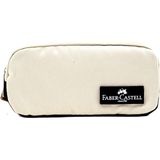 Faber-Castell Move Çift Bölmeli Kalemlik Bej-Kahverengi Suya Dayanıklı Üstün Kalite Malzeme