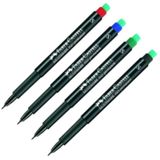 Faber Castell Multimark 1523 0.4 mm S Kırmızı Permanent Asetat Kalemi