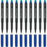 Faber Castell Multimark 1523 S 0.4 mm Mavi 50 Adet Renkli Asetat Kalemi