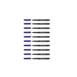 Faber-Castell Multimark Asetat Kalemi Permanent S Seri Mavi 1523 51 (10 Lu Kutu) 1100.01196
