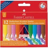 Faber-Castell Mum Pastel Boya Wax Crayon Grip Jumbo 12 Li 12 25 40 - Çok Renkli