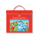 Faber Castell N11.5616 Plastik Çantalı 24 Renk Pastel Boya