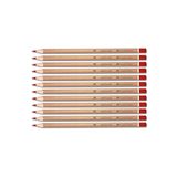 Faber-Castell Naturel Kırmızı Renkli Kurşun Kalem 144 Lü Paket (1132419001)