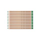 Faber-Castell Naturel Yeşil Renkli Kurşun Kalem 12 Li Paket (1132449001)