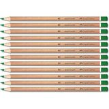 Faber-Castell Naturel Yeşil Renkli Kurşun Kalem 12'li
