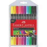Faber-Castell Neon Renklerde 10 Adet Çift Taraflı Keçeli Kalem Ölçüler ile Yaratıcılığınızı Keşfedin