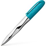Faber-Castell Nice Pen Tükenmez Kalem 149507 Turkuaz Renkli 1 Adet Çevirme Mekanizmalı