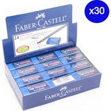 Faber-Castell No:24 Orta Boy Mavi Sınav Silgisi 24'lü 30 Kutu - 720 Adet