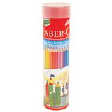 Faber Castell OFK026 24 Renk Metal Tüp Kuru Boya Kalemi