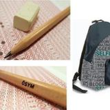 Faber-Castell Okul Çantası Basic Typography Natural Ösym Kurşun Kalemi 20"Li 2,5 B