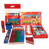 Faber-Castell Okul Kırtasiye Seti Pastel Boya Kuru Boya Suluboya Kalem Yapıştırıcı Silgi Kalemtraş