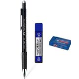 Faber Castell Okul Seti 1347 0.7 mm Silgi Uç Siyah Kalem