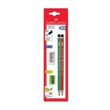 Faber Castell Okul Seti 2 Kurşun Kalem+Silgi+Kalem Traş