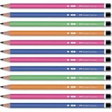 Faber-Castell Opak 2b 12 Adet Altıgen Ergonomik Gövde Kurşun Kalem - Karışık