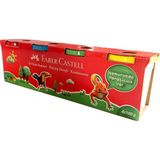 Faber-Castell Oyun Hamuru 4 Ana Renk Yeni Formül 1 Paket Faber Oyun Hamuru 4 Renk 1 Adet - Renkli