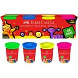 Faber-Castell Oyun Hamuru Neon 4 Renk 1 Paket Faber Fosforlu Oyun Hamuru 4 Renk - Renkli