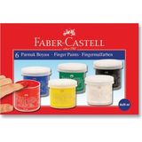 Faber-Castell Parmak Boyası 6 Renk 25Ml 5170160402 - Yok