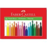 Faber-Castell Pastel Boya, 18 Renk, Yumuşak ve Canlı Renkler