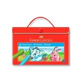 Faber Castell Pastel Boya 18Li Plastik Çantalı