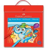 Faber-Castell Pastel Boya Red Line 36 Renk Çantalı